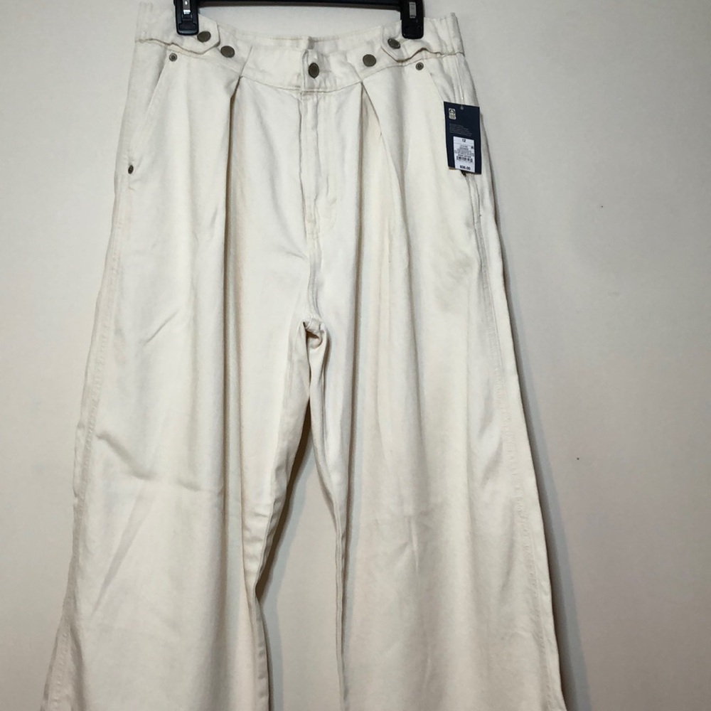 Women’s Universal Threads high-rise sailor pants trousers jeans adjustable waist